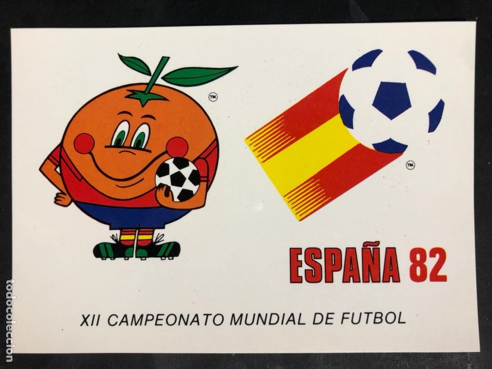 Coleccionismo deportivo: Tarjeta postal naranjito XII campeonato mundial de f&uacute;tbol Espa&ntilde;a 82