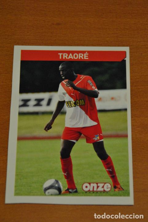 Sports collectibles: Ficha de la revista ONZE de Traore con el Monaco - goly