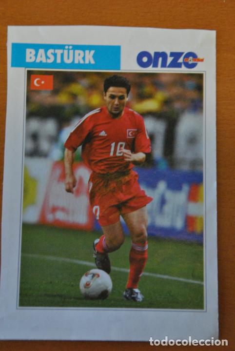 Sammelleidenschaft Sport: Ficha de la revista ONZE de Basturk con Turquia - goly