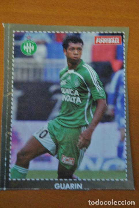 Sammelleidenschaft Sport: Ficha de la revista FOOTBALL de Guarin con AS Saint Etienne - goly