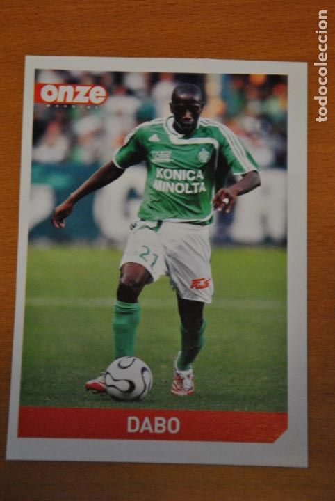 Sammelleidenschaft Sport: Ficha de la revista ONZE de Dabo con AS Saint Etienne - goly