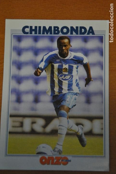 Sammelleidenschaft Sport: Ficha de la revista ONZE de Chimbonda con Wigan - goly