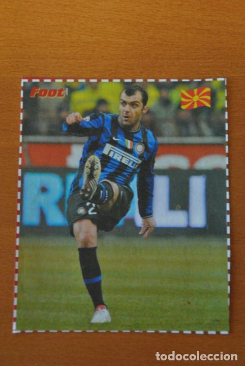 Collectionnisme sportif: Ficha de la revista FOOT de Pandev con Inter Miilan - goly