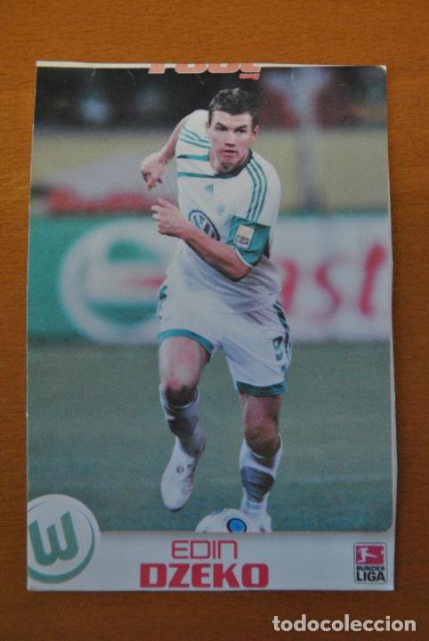 Collectionnisme sportif: Ficha de la revista FOOT de Dzeko con Wolfsburgo - goly