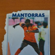 Coleccionismo deportivo: FICHA DE LA REVISTA ONZE DE MANTORRAS CON ANGOLA - GOLY. Lote 233423715