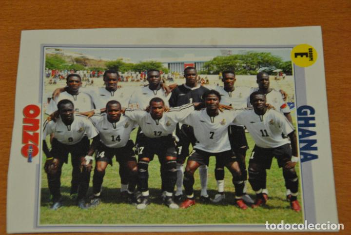 Collezionismo sportivo: Ficha revista ONZE de la seleccion de Ghana de Mundial 2006 - goly