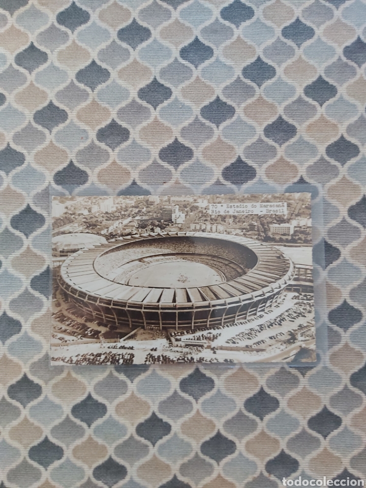 Colecionismo desportivo: Tarjeta postal POST-CARD 70*Estadio de Maracan&atilde; R&iacute;o de Janeiro-Brasil