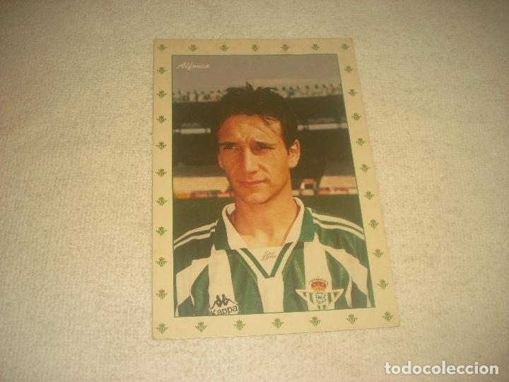 Coleccionismo deportivo: ALFONSO , REAL BETIS BALONPIE SAD. - Foto 1