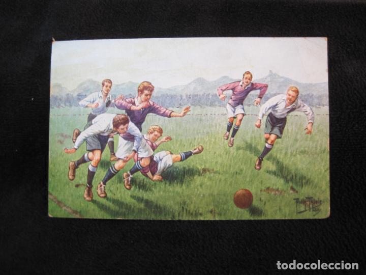 Sammelleidenschaft Sport: FUTBOL-POSTAL ANTIGUA-(77.504)