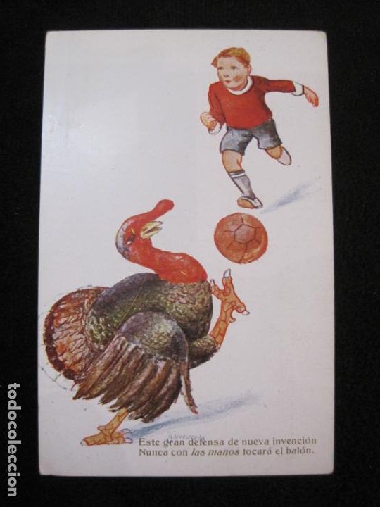 Collezionismo sportivo: FUTBOL-CARICATURA JIMMY-POSTAL ANTIGUA-(78.901)