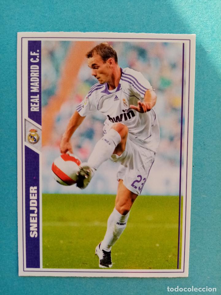 Coleccionismo deportivo: N&ordm; 15 SNEIJDER, R. MADRID C.F., FICHAS LIGA 2008 MUNDICROMO