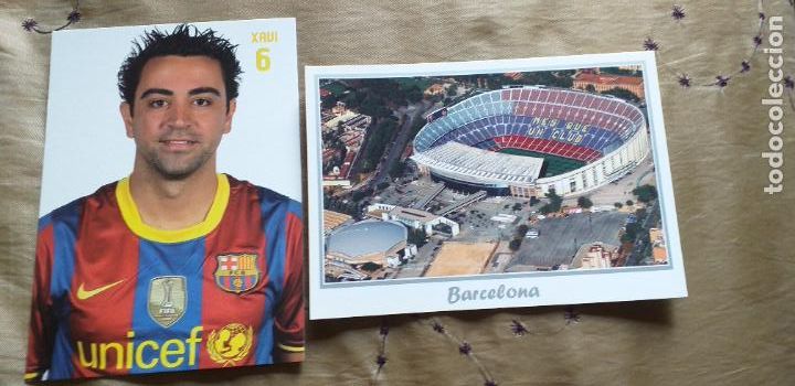 Colecionismo desportivo: FUTBOL-V79-F.C.BARCELONA-XAVI-CAMP NOU