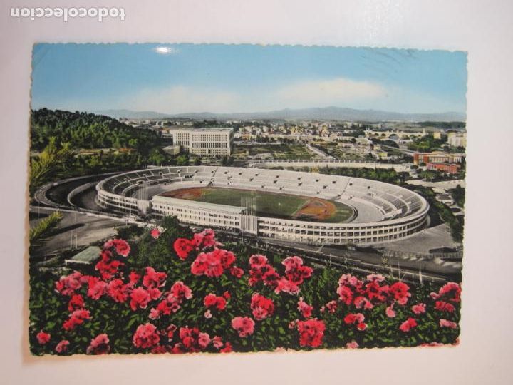 Coleccionismo deportivo: ROMA-ESTADIO OLIMPICO-CAMPO FUTBOL-POSTAL ANTIGUA-VER FOTOS-(80.024)