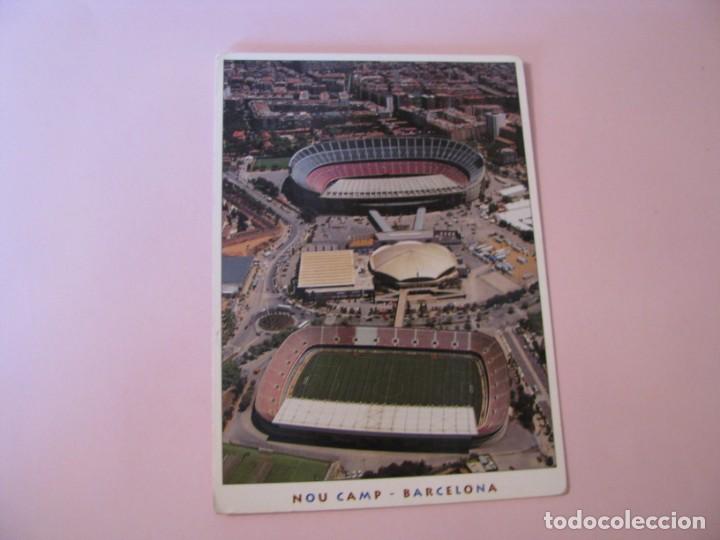 Coleccionismo deportivo: POSTAL DE NOU CAMP. BARCELONA. RD. TRIANGLE POSTALS. CIRCULADA. 2000 - Foto 1