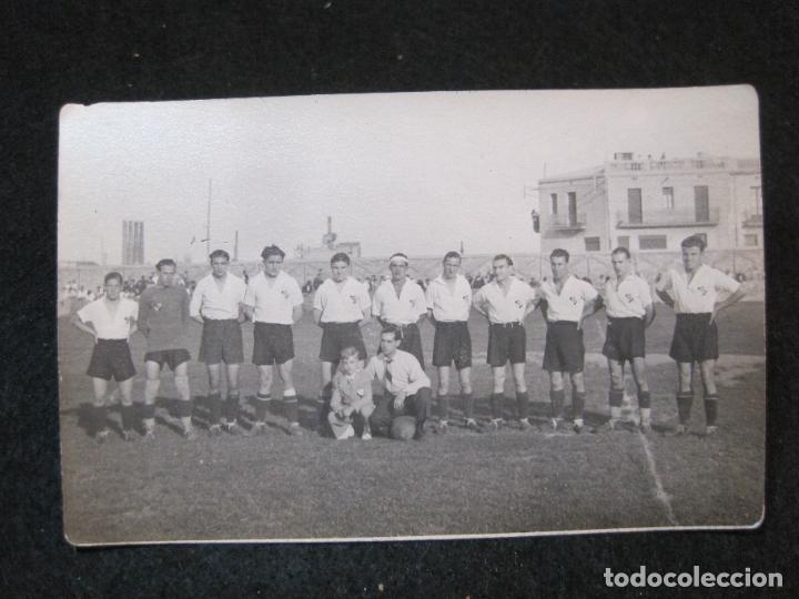 Sammelleidenschaft Sport: CATALUNYA-EQUIPO DE FUTBOL-FOTOGRAFICA-POSTAL ANTIGUA-(81.283)
