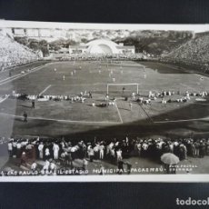 Coleccionismo deportivo: ANTIGUA POSTAL DEL ESTADIO DE FÚTBOL DE SAO PAULO, BRASIL, FOTO COLOMBO, VER FOTOS