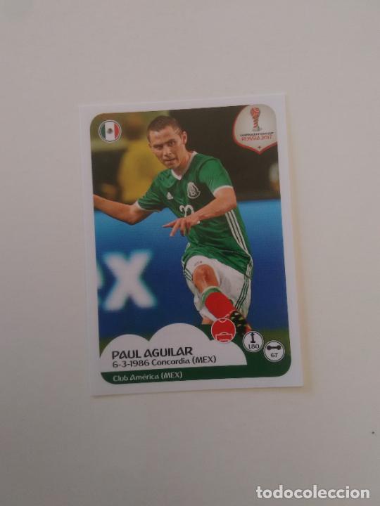 Sammelleidenschaft Sport: 123 PAUL AGUILAR M&Eacute;XICO COPA CONFEDERACIONES RUSIA 2017 ESTAMPA CROMO STICKER F&Uacute;TBOL PANINI