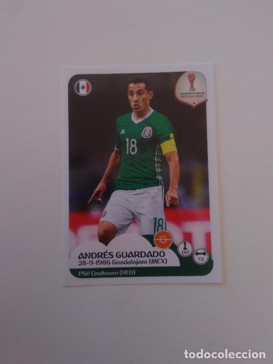 Sammelleidenschaft Sport: 126 ANDR&Eacute;S GUARDADO M&Eacute;XICO COPA CONFEDERACIONES RUSIA 2017 ESTAMPA CROMO STICKER F&Uacute;TBOL PANINI