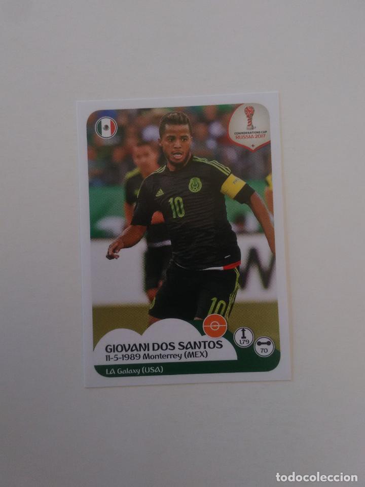 Sammelleidenschaft Sport: 127 GIOVANI DOS SANTOS M&Eacute;XICO COPA CONFEDERACIONES RUSIA 2017 ESTAMPA CROMO STICKER F&Uacute;TBOL PANINI