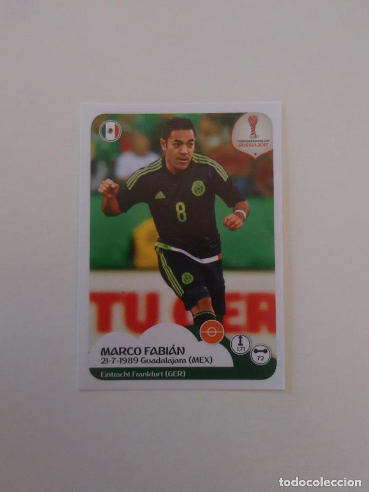 Sammelleidenschaft Sport: 130 MARCO FABIAN M&Eacute;XICO COPA CONFEDERACIONES RUSIA 2017 ESTAMPA CROMO STICKER F&Uacute;TBOL PANINI