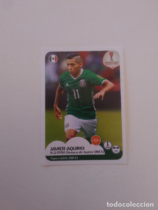 Sammelleidenschaft Sport: 131 JAVIER AQUINO M&Eacute;XICO COPA CONFEDERACIONES RUSIA 2017 ESTAMPA CROMO STICKER F&Uacute;TBOL PANINI