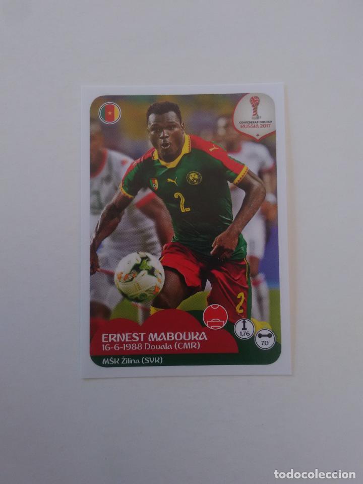 Sammelleidenschaft Sport: 154 ERNEST MABOUKA CAMER&Uacute;N COPA CONFEDERACIONES RUSIA 2017 ESTAMPA CROMO STICKER F&Uacute;TBOL PANINI
