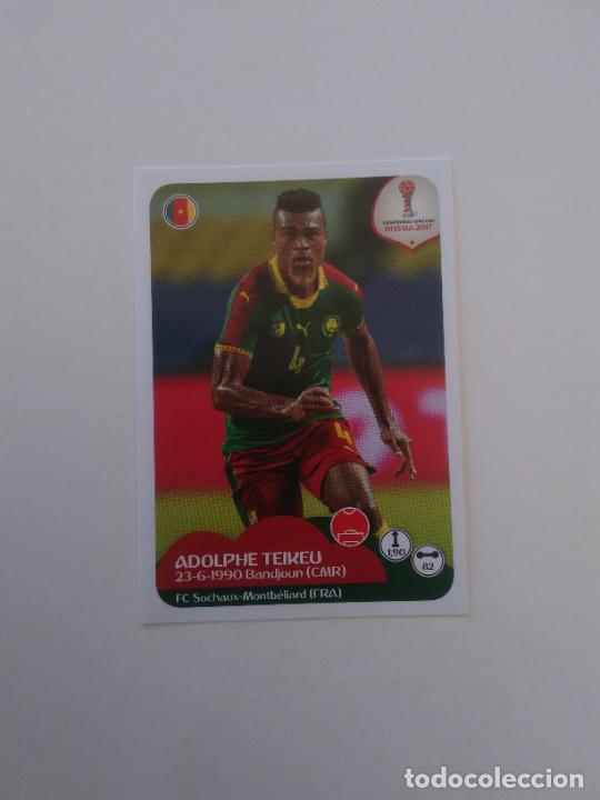 Sammelleidenschaft Sport: 156 ADOLPHE TEIKEU CAMER&Uacute;N COPA CONFEDERACIONES RUSIA 2017 ESTAMPA CROMO STICKER F&Uacute;TBOL PANINI