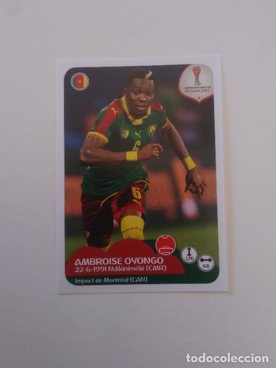 Sammelleidenschaft Sport: 158 AMBROISE OYONGO CAMER&Uacute;N COPA CONFEDERACIONES RUSIA 2017 ESTAMPA CROMO STICKER F&Uacute;TBOL PANINI