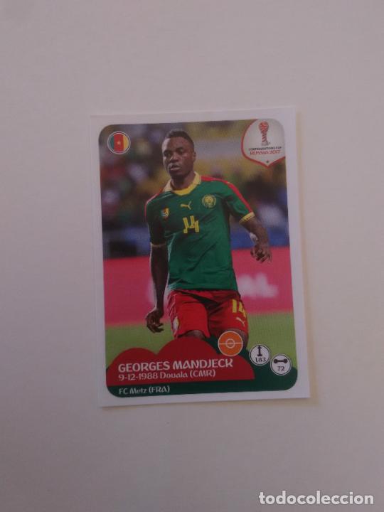 Sammelleidenschaft Sport: 163 GEORGES MANDJECK CAMER&Uacute;N COPA CONFEDERACIONES RUSIA 2017 ESTAMPA CROMO STICKER F&Uacute;TBOL PANINI