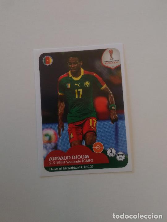 Sammelleidenschaft Sport: 165 ARNAUD DJOUM CAMER&Uacute;N COPA CONFEDERACIONES RUSIA 2017 ESTAMPA CROMO STICKER F&Uacute;TBOL PANINI
