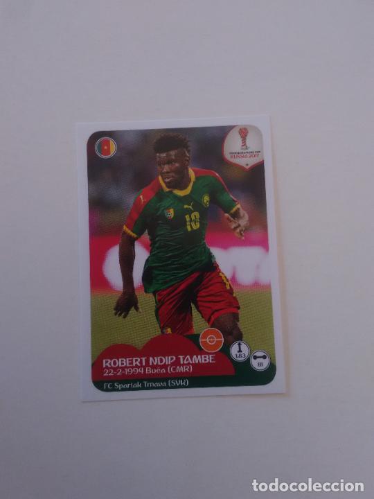 Sammelleidenschaft Sport: 166 ROBERT NDIP TAMBE CAMER&Uacute;N COPA CONFEDERACIONES RUSIA 2017 ESTAMPA CROMO STICKER F&Uacute;TBOL PANINI