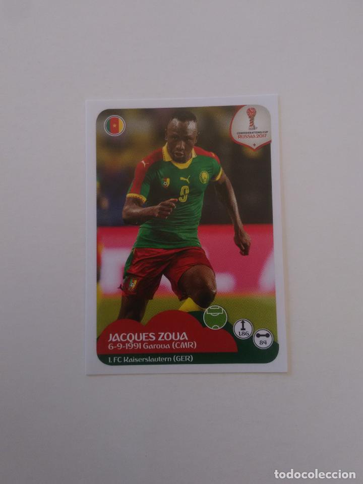Sammelleidenschaft Sport: 170 JACQUES ZOUA CAMER&Uacute;N COPA CONFEDERACIONES RUSIA 2017 ESTAMPA CROMO STICKER F&Uacute;TBOL PANINI