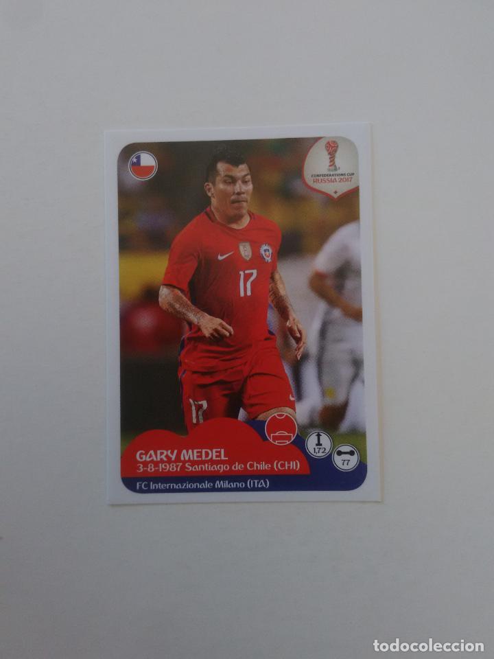 Sammelleidenschaft Sport: 182 GARY MEDEL CHILE COPA CONFEDERACIONES RUSIA 2017 CROMO STICKER F&Uacute;TBOL PANINI
