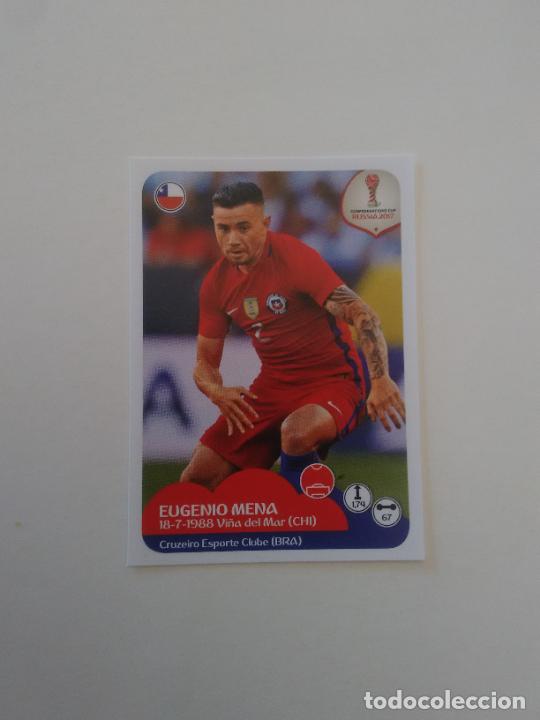 Sammelleidenschaft Sport: 184 EUGENIO MENA CHILE COPA CONFEDERACIONES RUSIA 2017 CROMO STICKER F&Uacute;TBOL PANINI