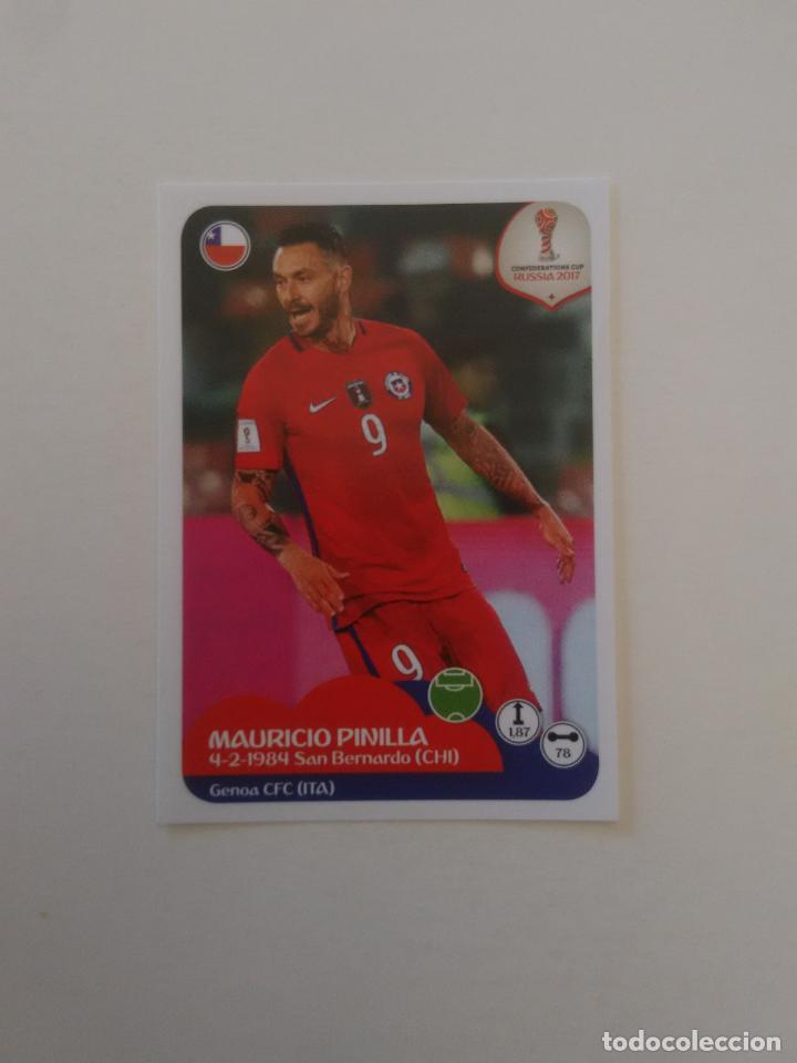 Sammelleidenschaft Sport: 198 MAURICIO PINILLA CHILE COPA CONFEDERACIONES RUSIA 2017 CROMO STICKER F&Uacute;TBOL PANINI