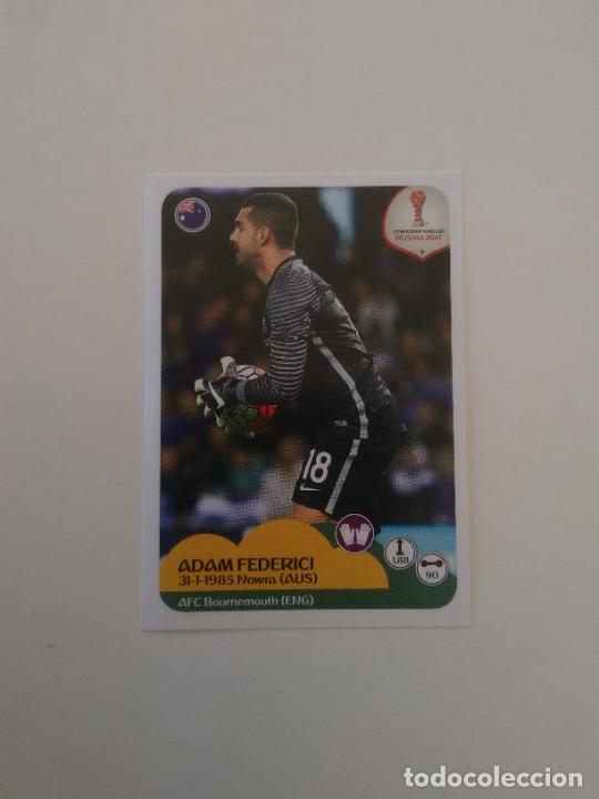 Sammelleidenschaft Sport: 207 ADAM FEDERICI AUSTRALIA COPA CONFEDERACIONES RUSIA 2017 CROMO STICKER F&Uacute;TBOL PANINI