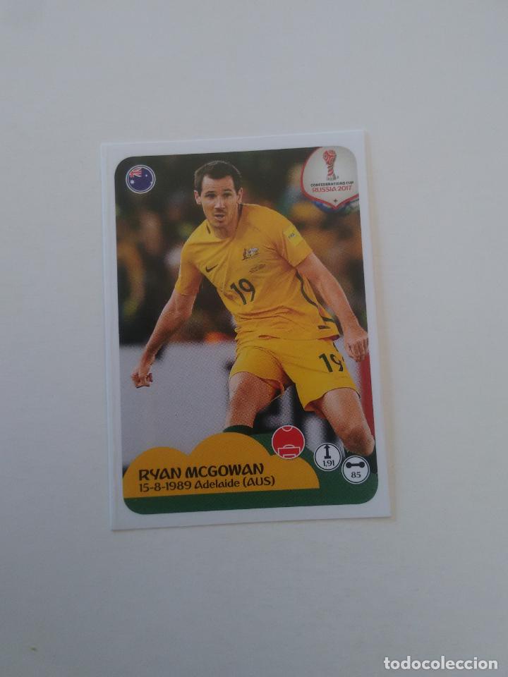 Colecionismo desportivo: 213 RYAN MCGOWAN AUSTRALIA COPA CONFEDERACIONES RUSIA 2017 CROMO STICKER F&Uacute;TBOL PANINI