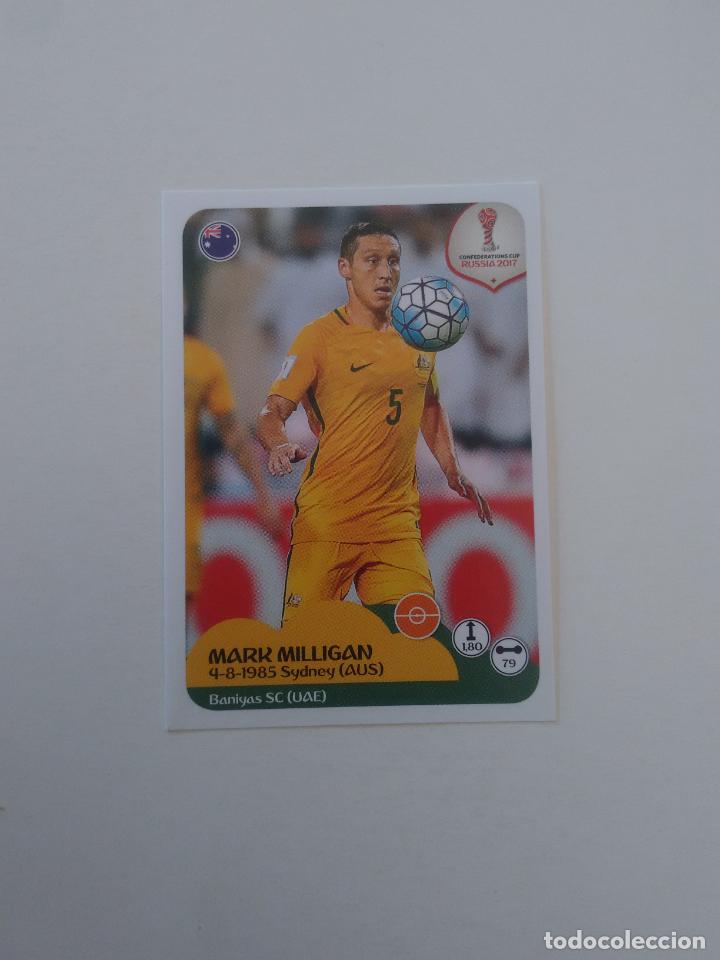 Colecionismo desportivo: 215 MARK MILLIGAN AUSTRALIA COPA CONFEDERACIONES RUSIA 2017 CROMO STICKER F&Uacute;TBOL PANINI