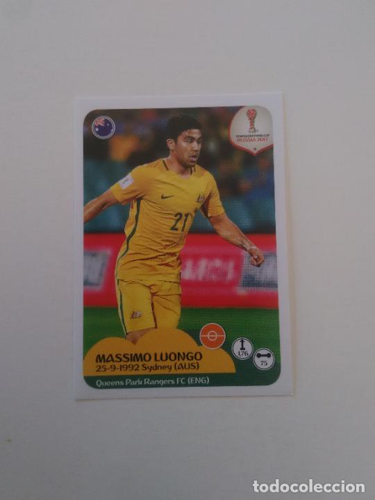 Colecionismo desportivo: 220 MASSIMO LUONGO AUSTRALIA COPA CONFEDERACIONES RUSIA 2017 CROMO STICKER F&Uacute;TBOL PANINI