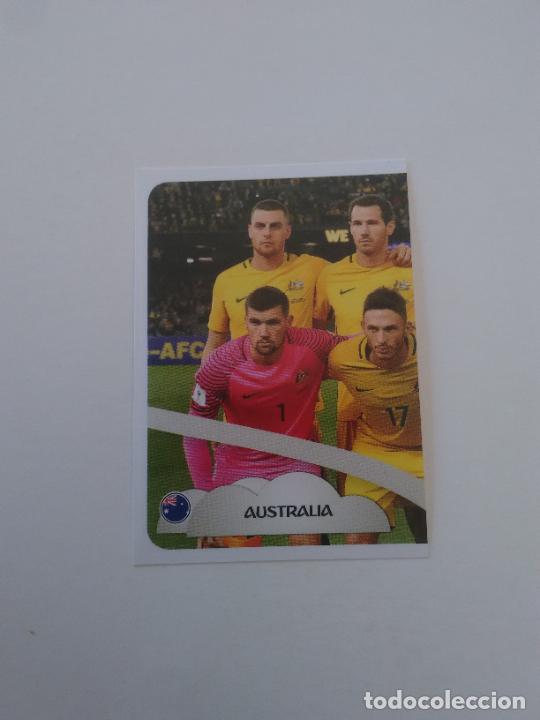 Colecionismo desportivo: 228 EQUIPO SELECCI&Oacute;N AUSTRALIA COPA CONFEDERACIONES RUSIA 2017 CROMO STICKER F&Uacute;TBOL PANINI