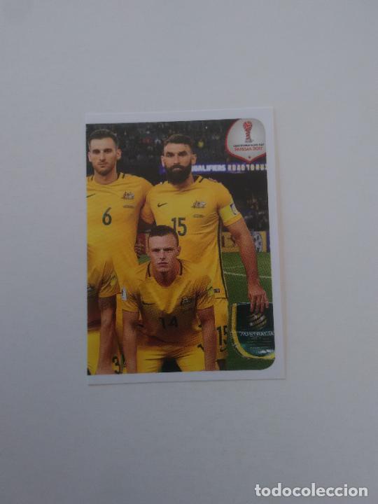 Colecionismo desportivo: 230 EQUIPO SELECCI&Oacute;N AUSTRALIA COPA CONFEDERACIONES RUSIA 2017 CROMO STICKER F&Uacute;TBOL PANINI