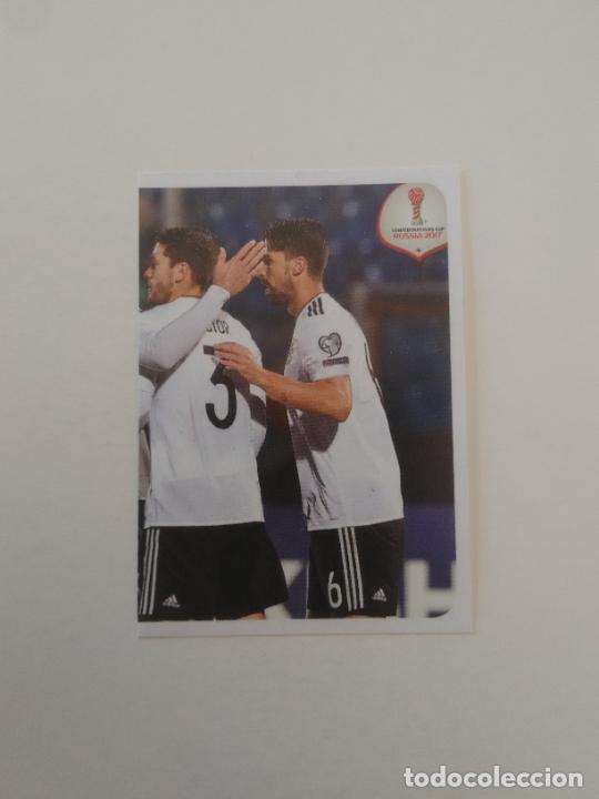 Colecionismo desportivo: 232 EQUIPO SELECCI&Oacute;N ALEMANIA COPA CONFEDERACIONES RUSIA 2017 CROMO STICKER F&Uacute;TBOL PANINI