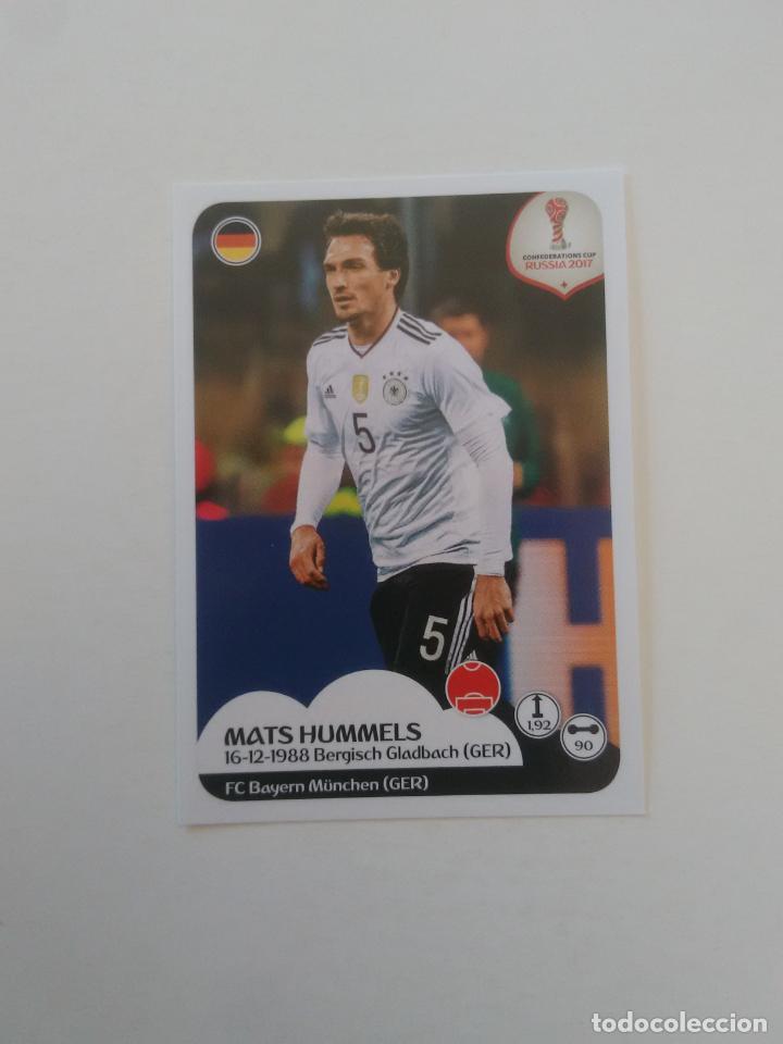 Colecionismo desportivo: 237 MATS HUMMELS ALEMANIA COPA CONFEDERACIONES RUSIA 2017 CROMO STICKER F&Uacute;TBOL PANINI