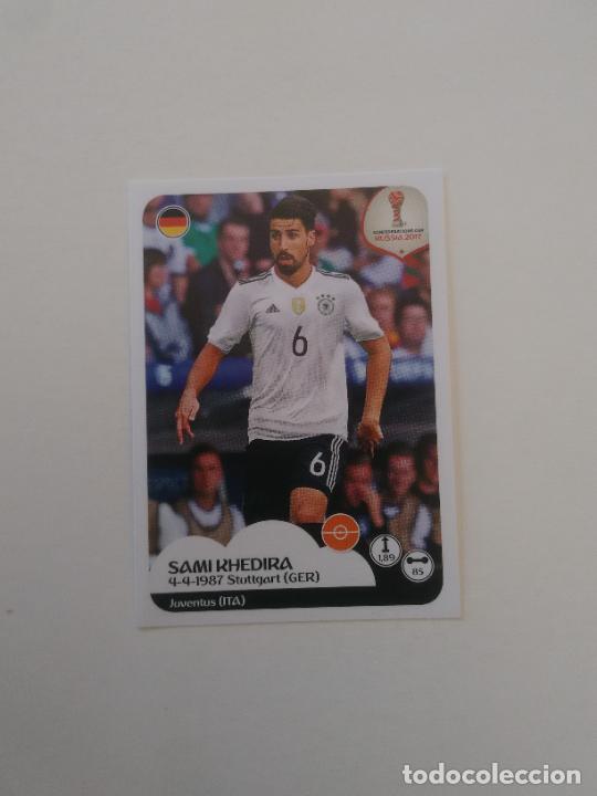 Collezionismo sportivo: 243 SAMI KHEDIRA ALEMANIA COPA CONFEDERACIONES RUSIA 2017 CROMO STICKER F&Uacute;TBOL PANINI