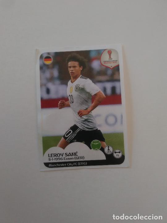 Sammelleidenschaft Sport: 251 LEROY SANE ALEMANIA COPA CONFEDERACIONES RUSIA 2017 CROMO STICKER F&Uacute;TBOL PANINI