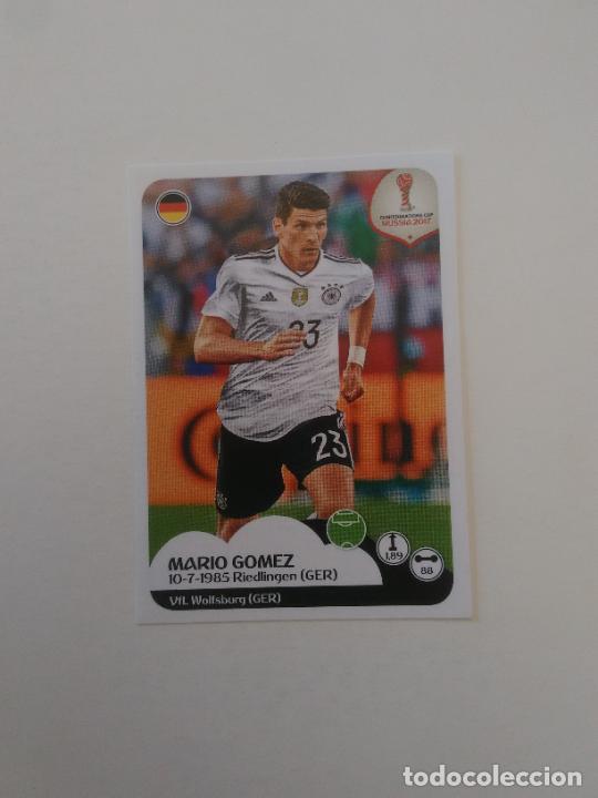 Sammelleidenschaft Sport: 253 MARIO GOMEZ ALEMANIA COPA CONFEDERACIONES RUSIA 2017 CROMO STICKER F&Uacute;TBOL PANINI