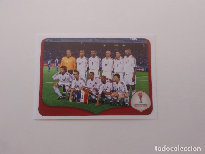Sammelleidenschaft Sport: 267 EQUIPO SELECCI&Oacute;N FRANCIA 2001 COPA CONFEDERACIONES RUSIA 2017 CROMO STICKER F&Uacute;TBOL PANINI