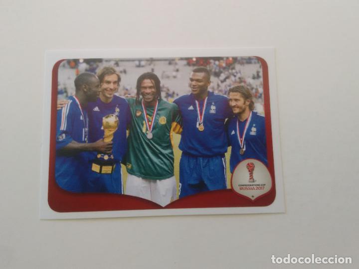 Sammelleidenschaft Sport: 269 EQUIPO SELECCI&Oacute;N FRANCIA 2003 COPA CONFEDERACIONES RUSIA 2017 CROMO STICKER F&Uacute;TBOL PANINI