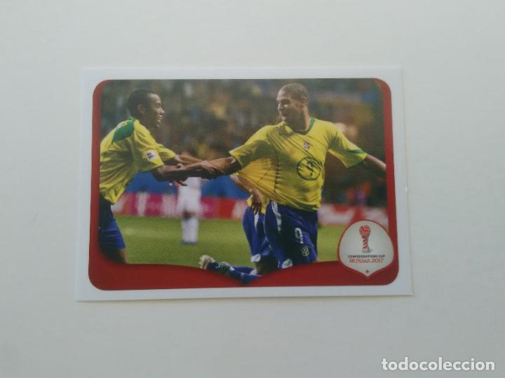 Sammelleidenschaft Sport: 275 ROBINHO ADRIANO BRASIL 2005 COPA CONFEDERACIONES RUSIA 2017 CROMO STICKER F&Uacute;TBOL PANINI