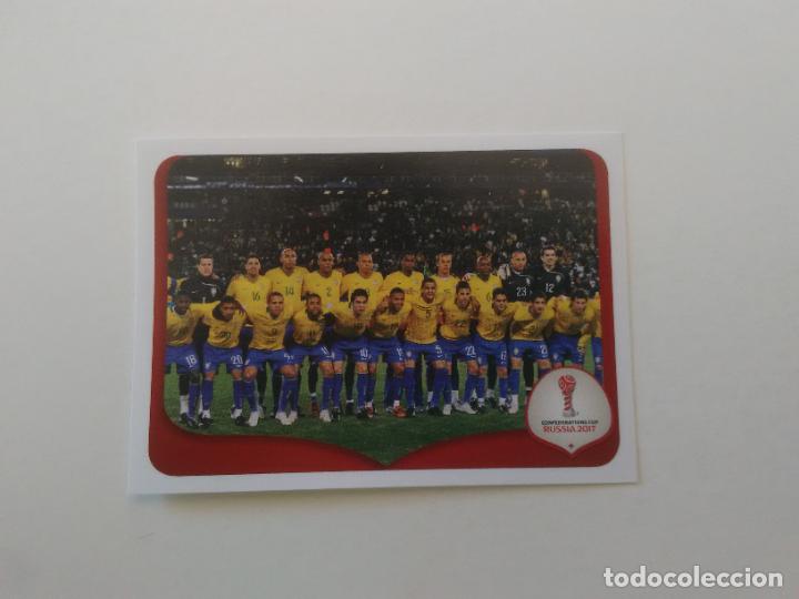 Sammelleidenschaft Sport: 278 EQUIPO SELECCI&Oacute;N BRASIL 2009 COPA CONFEDERACIONES RUSIA 2017 CROMO STICKER F&Uacute;TBOL PANINI